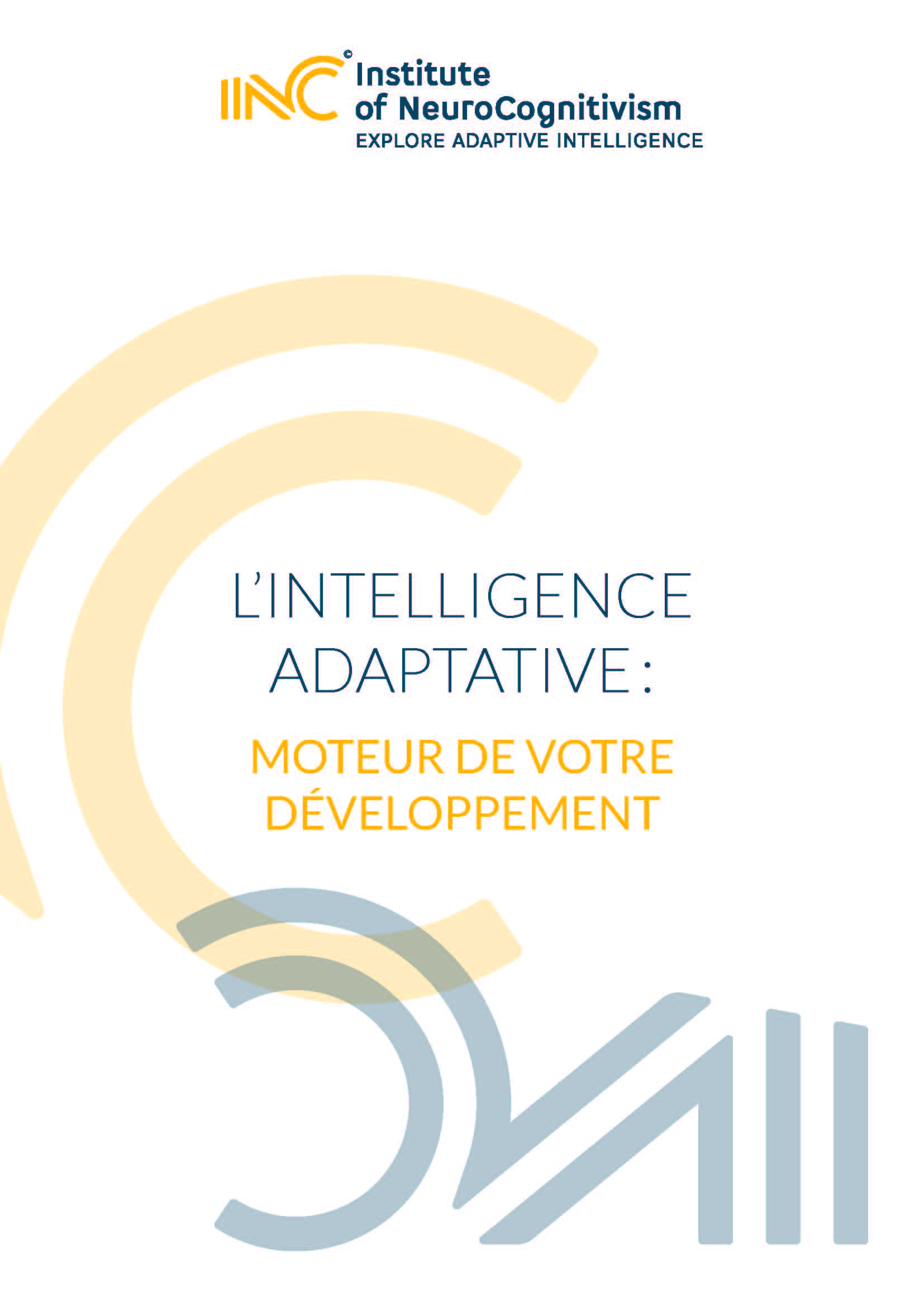 Le livre blanc de l'Intelligence Adaptative - Page de garde
